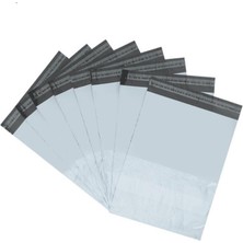 Doku Piyasa Gri Cepli Kargo Poşeti  30X37+5 100 Adet.