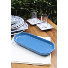 M'art Home Bluen Oval Sunum Tabağı