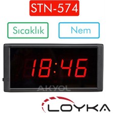 Loyka STN-574 Işıklı Termometre Saat Nem