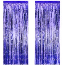 Kidspartim Metalize Mor Arka Fon Süs 100 -230 cm