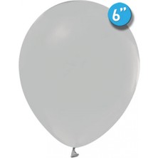 Kidspartim Pastel Gri Balon 6 Inc