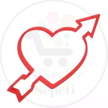 Bi'şeyler Sepeti Ok Kalp Kurabiye Kalıbı