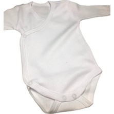 Neocotton Pamuklu Kruvaze Bebek Alttan Cıtcıtlı Body