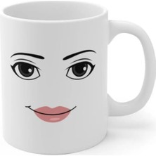 Nil Hediye Roblox Woman Face Mug