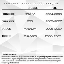 Chrysler Dodge Için Kontak Şaftı Kilit Silindir Mili