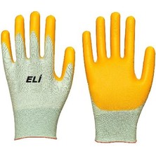 Eli Sarı İş Eldiveni 5 Çift