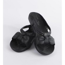 Kaşgar Kadın Siyah Plaj Havuz Terliği