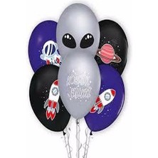 Çıtı Pıtı Store Uzay Temalı 10 Lu  Balon