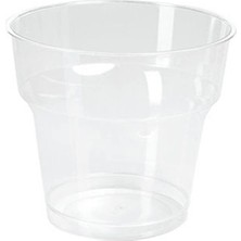 Roll-Up Kristal Kup Bardak 180 cc Şeffaf 10 Adet