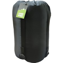 Camp Story Masif -18 350 gr Içi Siyah Polarlı Yastıklı Çift Kişilik Uyku Tulumu Mavi MSV590