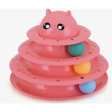 Gali's 3 Katlı Kedi Oyuncağı Kedi Başlıklı