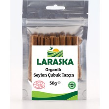 Laraska Organik Seylon Çubuk Tarçın 50G