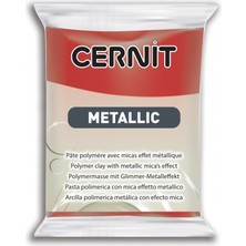 Cernit : Metallic Polimer Kil : 56 gr : Red