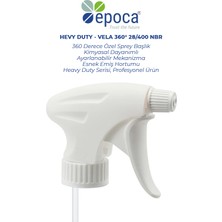 Epoca Vela 360 Derece Kimyasal Dayanımlı Sprey Başlık 28/400 - Nbr