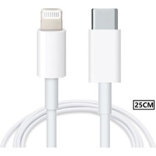 Alfais 4725 Lightning To USB Type C 20W Hızlı Şarj Iphone Data Kablosu 0.25M