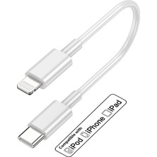 Alfais 4725 Lightning To USB Type C 20W Hızlı Şarj Iphone Data Kablosu 0.25M