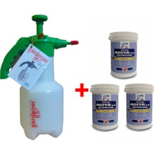 Artı 3 Adet Agita 10WG 100 gr Granül Karasinek Ilacı ve Gardener 2Lt Basınçlı Ilaçlama Pompası