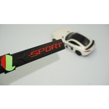 Jaguar R Sport 3m 3D Bagaj Siyah Metal Logo Arma