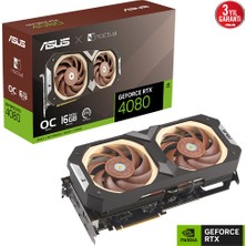 ASUS GEFORCE RTX 4080 16GB 256bit GDDR6X 2655MHz OC 2xHDMI 3xDP (RTX4080-O16G-NOCTUA) DLSS3 EKRAN KARTI