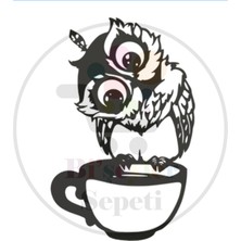 Bi'şeyler Sepeti Meraklı Baykuş Duvar Dekor