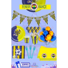 Lasagna Store Taraftar Seti 16 Kişilik Süpriz Hediye Kutulu Doğum Günü Parti Malzemeleri Seti