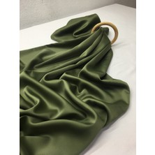 Yiğit Kumaş Haki Saten Kumaş Dökümlü