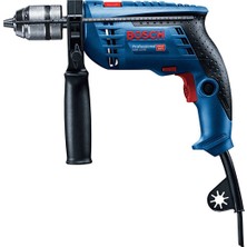 Bosch Gsb 13 Re 600 W Darbeli Matkap Mavi Renk ve Anahtarsız Mandren ile Profesyonel Kullanım