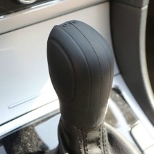 Kepmorpho Seat Ateca Dsg Silikon Vites Topuzu Kılıfı Siyah R Logo