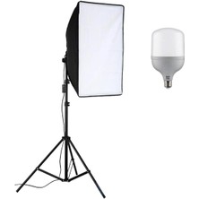 HLYPRO Video Softbox Sabit Işık Seti Sürekli Işık 50X70 LED Işık