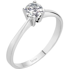 Sirius Pırlanta G Renk 0,48 Karat Pırlanta Tektaş Yüzük 0417R0025