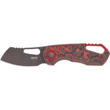 Mkm Isonzo M390 Cleaver Lava Flow Dark Çakı