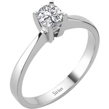 Sirius Pırlanta G Renk 0,33 Karat Pırlanta Tektaş Yüzük 0417R0029