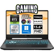 Asus Tuf Gaming F15 FX506HF-HN028W03 I5-11400H 16GB 512SSD RTX2050 15.6" Fullhd W11H Taşınabilir Bilgisayar