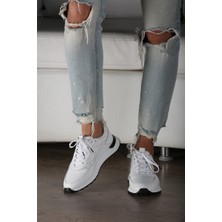 Henry Model Hakiki Deri Erkek Beyaz Sneaker