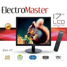 Electromaster EM-117 17" 43 Ekran HD LED TV (12V Girişli)