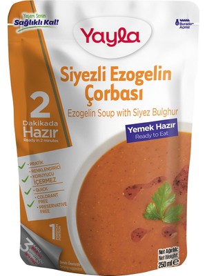 Yayla Yemek Hazır Siyezli Ezogelin Çorbası 250 gr