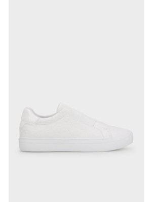 Calvin Klein Logolu Slip-On Sneaker Ayakkabı HW0HW015930LB Bayan Ayakkabı HW0HW01593 0lb