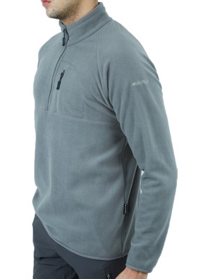600508 Alpinist Gamma Fermuarlı Erkek Polar Sweet Gri M