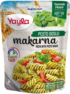Yayla Yemek Hazır Pesto Soslu Makarna 250 gr
