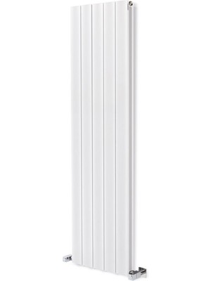 Hammam 1200 x 395 mm Amber Dikey Beyaz Alüminyum Radyatör Standart Bağlantı