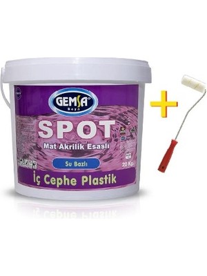 Gemsa Boya Spot Plastik Su Bazlı Iç Cephe Boyası Kırık Beyaz