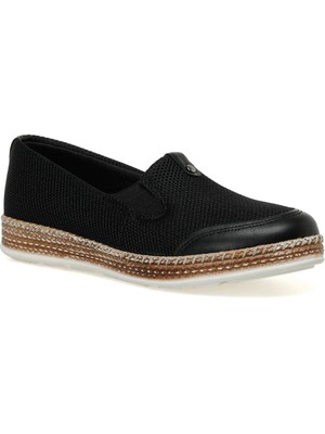 Polaris 103697 Siyah Ortopedik 5 Nokta Kadın Günlük Babet