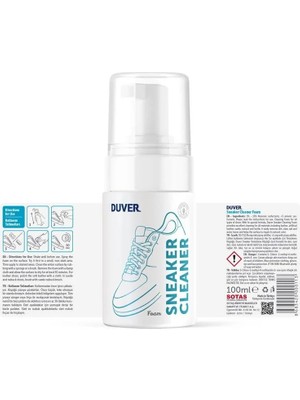 Duver Ayakkabı Temizleme Köpüğü 100 ml