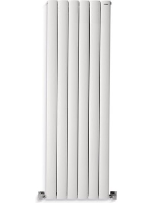 Hammam 1500 x 475 mm Lilac Dikey Beyaz Alüminyum Radyatör Standart Bağlantı