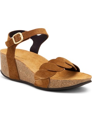 Frau Kadın Sandalet 59D3 Frau Suede-S Leather Sigaro