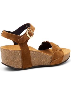 Frau Kadın Sandalet 59D3 Frau Suede-S Leather Sigaro