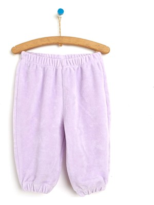 Hello Baby Hellobaby Basic Paça Lastikli Kadife Eşofman Alt Kız Bebek