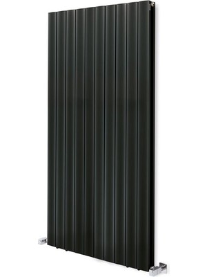 Hammam 1200 x 795 MM Amber Dikey Antrasit Alüminyum Radyatör Standart Bağlantı