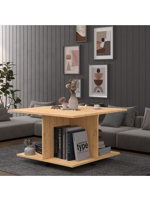 Asra Trend Lüks Tasarım Orta Sehpa %100 MDF Yemek Çalışma Masası OS002