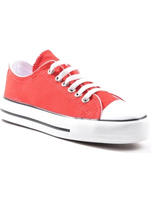 Cool Luis Kırmızı Kısa  Çocuk Lastikli Spor Ayakkabı